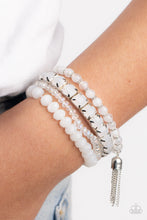 Load image into Gallery viewer, Day Trip Trinket - White Bracelet - Paparazzi Jewelry
