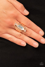 Load image into Gallery viewer, Planetary Paradise - Rose Gold Ring - Paparazzi Jewelry
