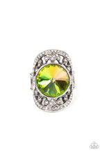 Load image into Gallery viewer, paparazzi-accessories-galactic-garden-green-ring
