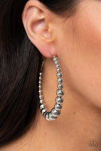 Load image into Gallery viewer, Show Off Your Curves - Silver Earrings - Paparazzi Jewelry
