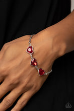 Load image into Gallery viewer, Little Heartbreaker - Red Bracelet - Paparazzi Jewelry
