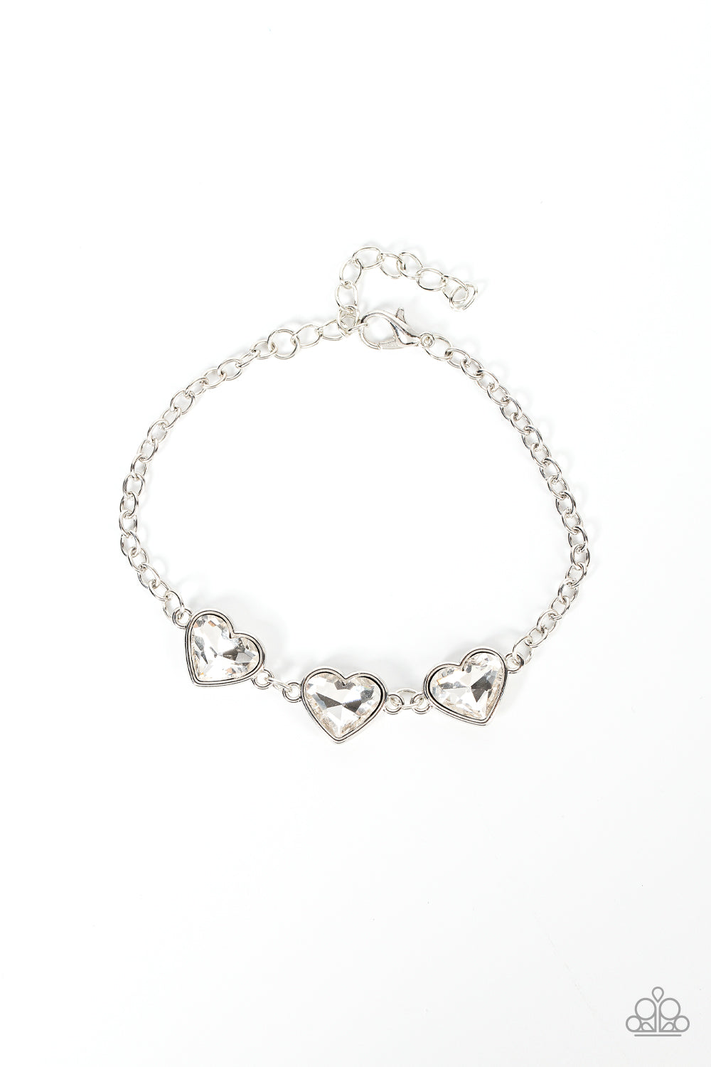 paparazzi-accessories-little-heartbreaker-white-bracelet