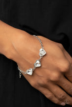 Load image into Gallery viewer, Little Heartbreaker - White Bracelet - Paparazzi Jewelry
