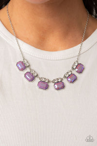 Interstellar Inspiration - Purple Necklace - Paparazzi Jewelry