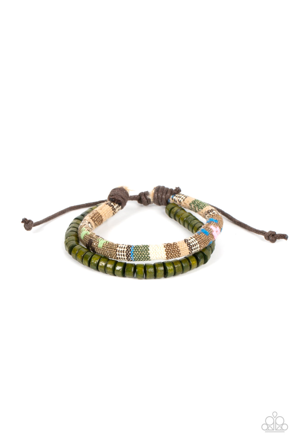 paparazzi-accessories-pack-your-poncho-green-bracelet