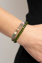 Load image into Gallery viewer, Pack your Poncho - Green Bracelet - Paparazzi Jewelry

