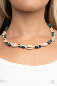 Bermuda Beachcomber - Blue Necklace - Paparazzi Jewelry
