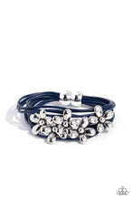 Load image into Gallery viewer, paparazzi-accessories-here-comes-the-bloom-blue-bracelet
