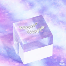 Load image into Gallery viewer, PRISMATIC and Proper - White Post Earrings - Paparazzi Jewelry
