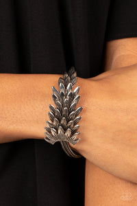 BOA and Arrow - Silver Bracelet - Paparazzi Jewelry