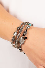 Load image into Gallery viewer, Western Quest - Black Bracelet - Paparazzi Jewelry
