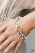 Load image into Gallery viewer, The Universe Revolves Around Me - White Bracelet - Paparazzi Jewelry
