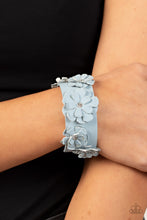 Load image into Gallery viewer, What Do You Pro-POSIES - Blue Bracelet - Paparazzi Jewelry
