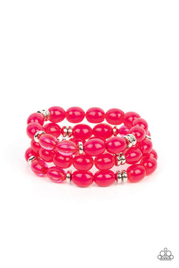 paparazzi-accessories-coastal-coastin-pink-bracelet