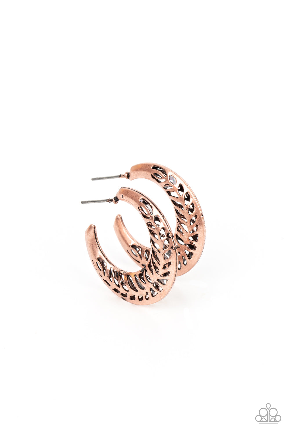 paparazzi-accessories-wanderlust-wilderness-copper-earrings