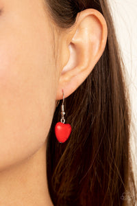 Wholeheartedly Whimsical - Red Necklace - Paparazzi Jewelry