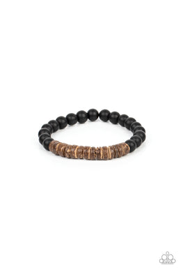 paparazzi-accessories-recreational-remedy-brown-bracelet