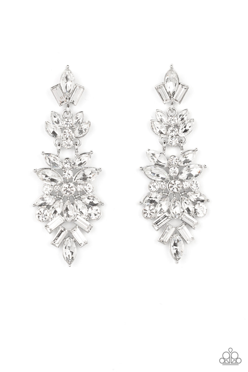 paparazzi-accessories-frozen-fairytale-white-post earrings