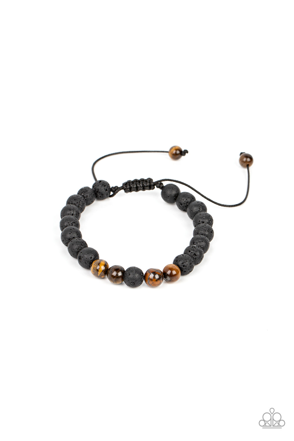 paparazzi-accessories-alternative-rock-brown-bracelet
