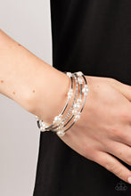 Load image into Gallery viewer, Marina Masterpiece - White Bracelet - Paparazzi Jewelry
