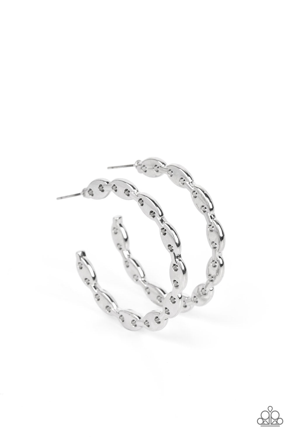 paparazzi-accessories-impressive-innovation-silver-earrings