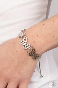 Put a WING on It - Silver Bracelet - Paparazzi Jewelry