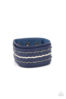 paparazzi-accessories-real-ranchero-blue-bracelet