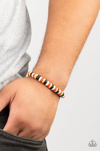 Rural Rocker - Red Bracelet - Paparazzi Jewelry
