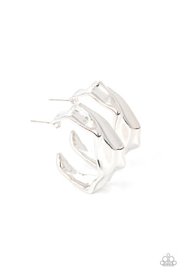 paparazzi-accessories-cutting-edge-couture-silver-earrings