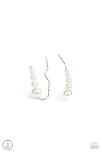 paparazzi-accessories-dropping-into-divine-white-post earrings