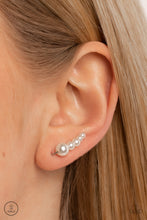 Load image into Gallery viewer, Dropping into Divine - White Post Earrings - Paparazzi Jewelry
