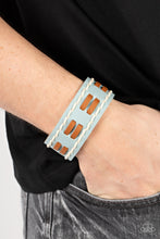 Load image into Gallery viewer, In the FRONTIER Running - Blue Bracelet - Paparazzi Jewelry
