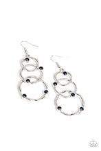 Load image into Gallery viewer, paparazzi-accessories-revolving-radiance-blue-earrings
