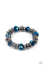 Load image into Gallery viewer, paparazzi-accessories-power-pose-blue-bracelet

