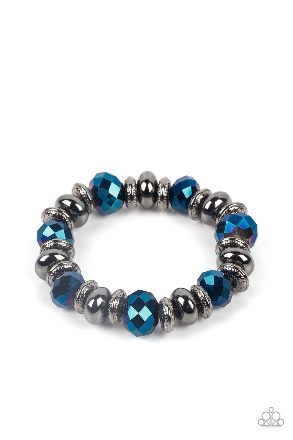 paparazzi-accessories-power-pose-blue-bracelet