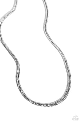 paparazzi-accessories-downtown-defender-silver-mens necklace