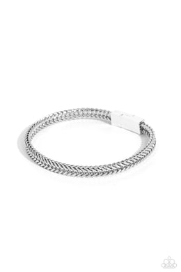 paparazzi-accessories-city-crusader-silver-mens bracelet