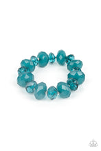 Load image into Gallery viewer, paparazzi-accessories-keep-glowing-forward-blue-bracelet
