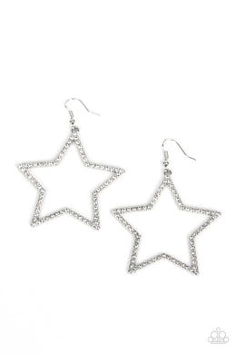 paparazzi-accessories-supernova-sparkle-white-earrings