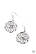 Load image into Gallery viewer, paparazzi-accessories-springtime-salutations-purple-earrings
