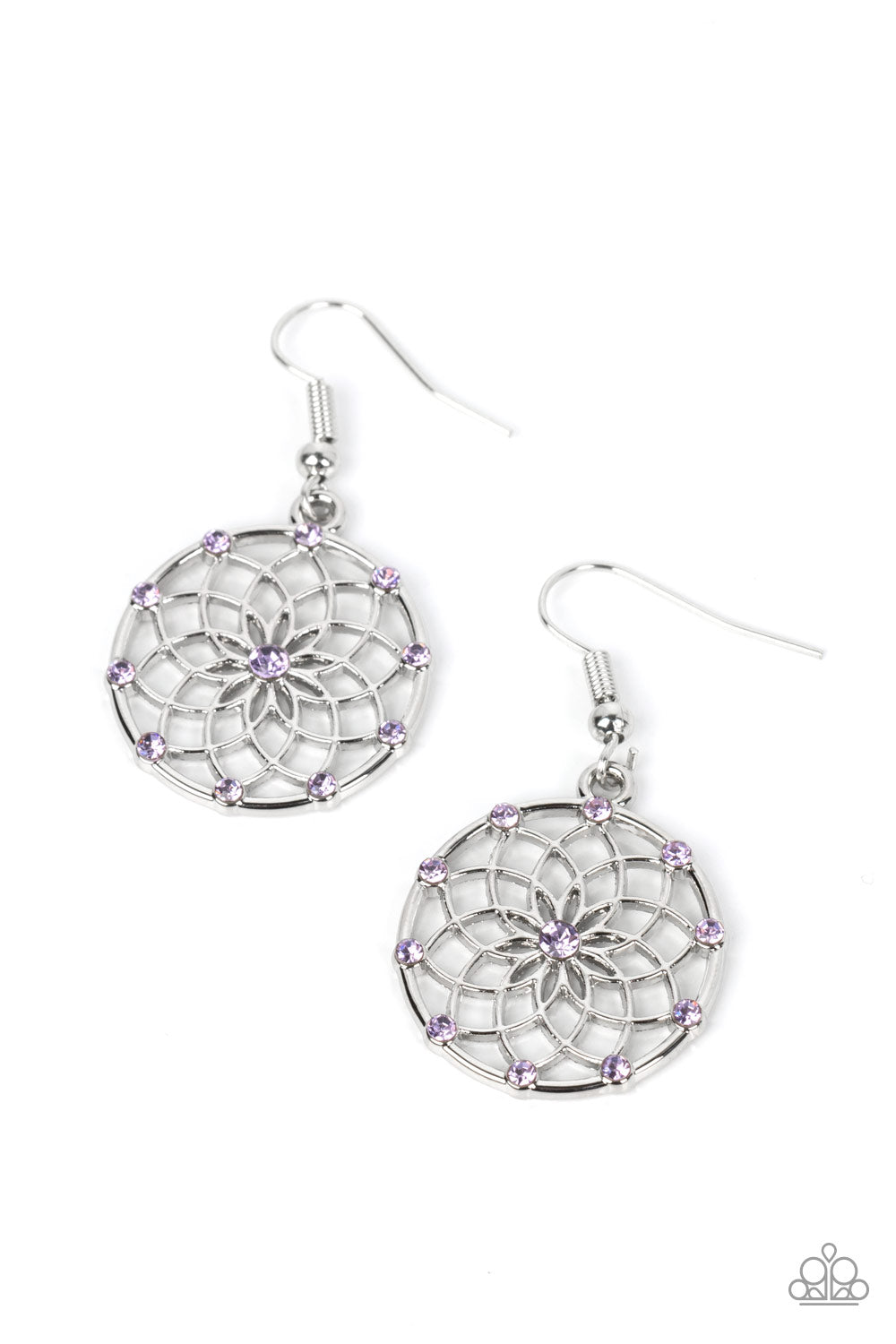 paparazzi-accessories-springtime-salutations-purple-earrings