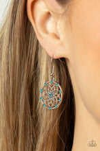 Load image into Gallery viewer, Springtime Salutations - Blue Earrings - Paparazzi Jewelry
