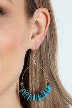 Load image into Gallery viewer, Hawaiian Kiss - Blue Earrings - Paparazzi Jewelry
