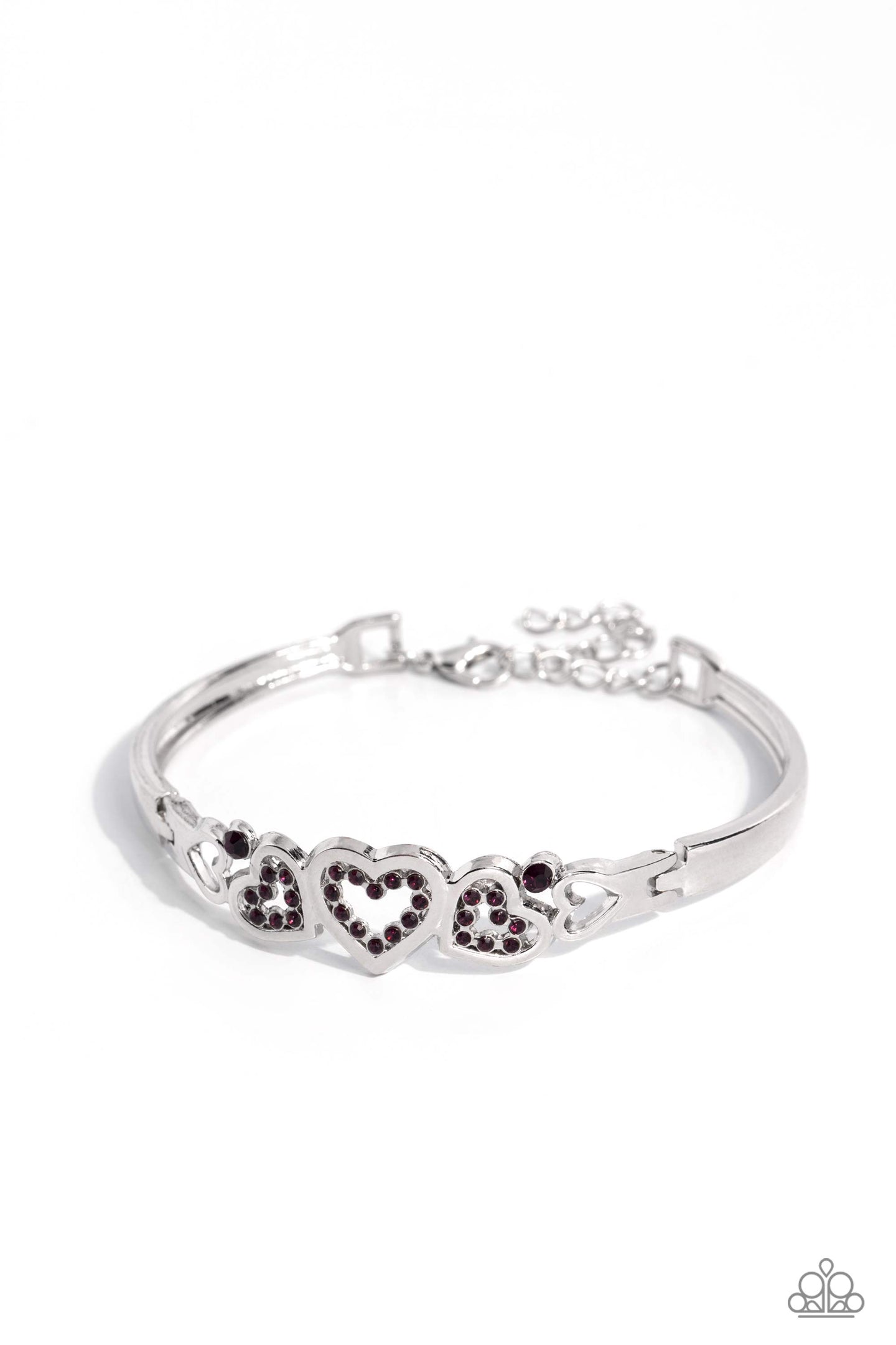 paparazzi-accessories-seriously-smitten-purple-bracelet