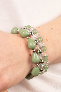 Beachside Brunch - Green Bracelet - Paparazzi Jewelry