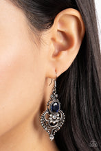 Load image into Gallery viewer, Castle Chateau - Blue Earrings - Paparazzi Jewelry
