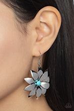 Load image into Gallery viewer, Pinwheel Prairies - Blue Earrings - Paparazzi Jewelry
