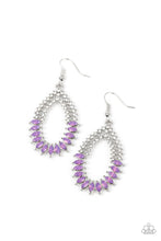 Load image into Gallery viewer, paparazzi-accessories-lucid-luster-purple-earrings
