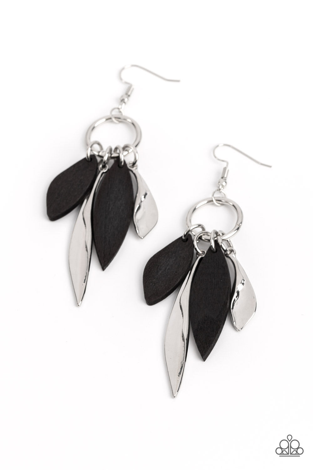 paparazzi-accessories-primal-palette-black-earrings