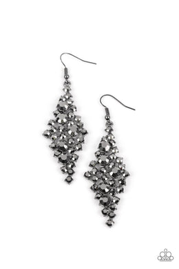 paparazzi-accessories-celestial-comet-black-earrings